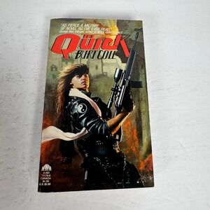 The Quick Burt Cole 1991 First AvoNova Printing Military Sci-Fi Avon Books